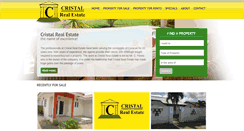 Desktop Screenshot of cristalrealestate.com